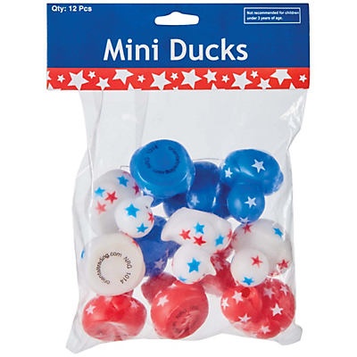 slide 1 of 1, Fun Express Patriotic Mini Ducks, 1 ct