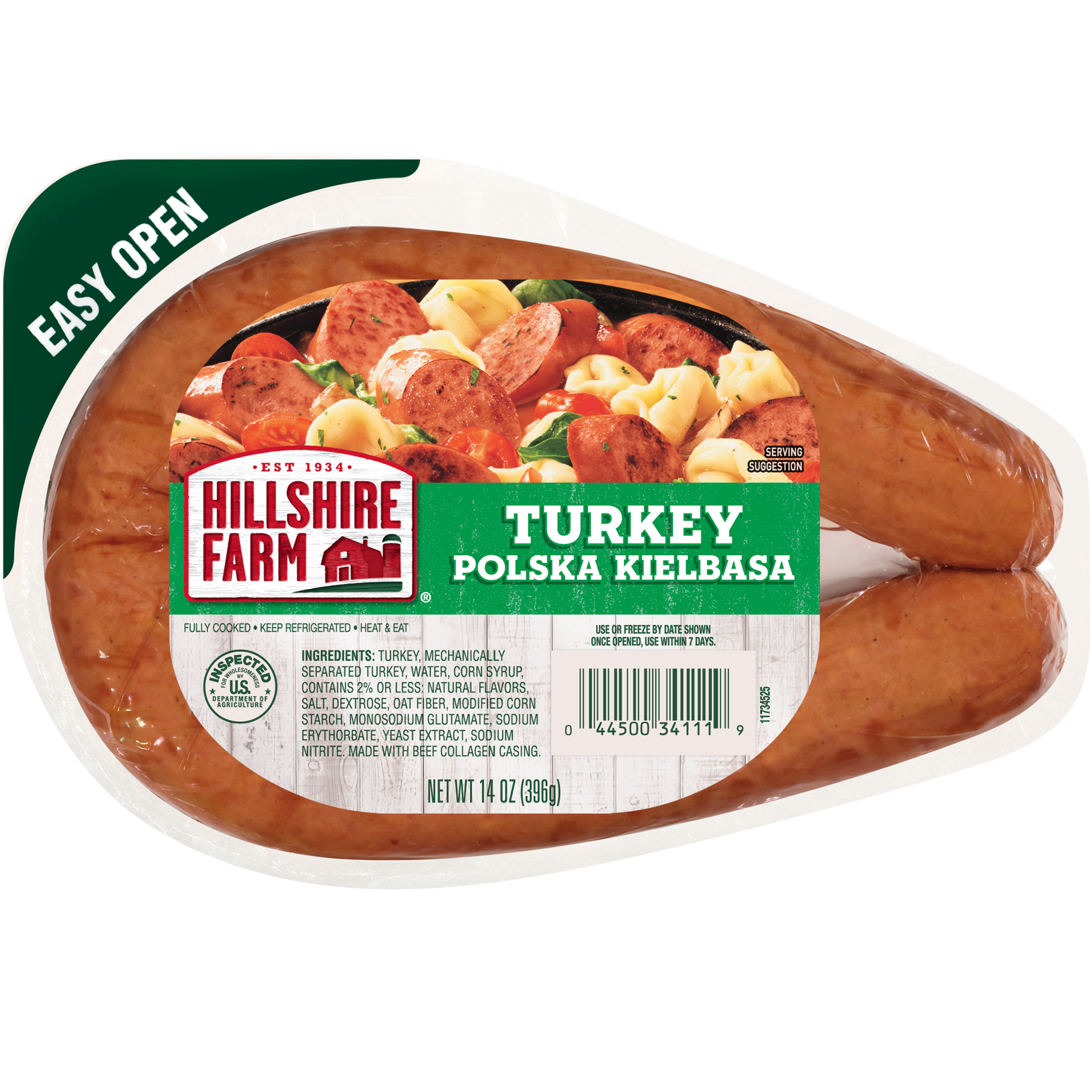 slide 1 of 9, Hillshire Farm CU 1 - Turkey Polska Kielbasa, 396.89 g