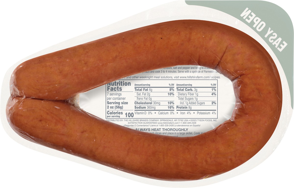 slide 4 of 9, Hillshire Farm CU 1 - Turkey Polska Kielbasa, 396.89 g