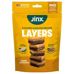 Jinx Layers Chicken & Bacon Dog Treats, 5 oz Bag