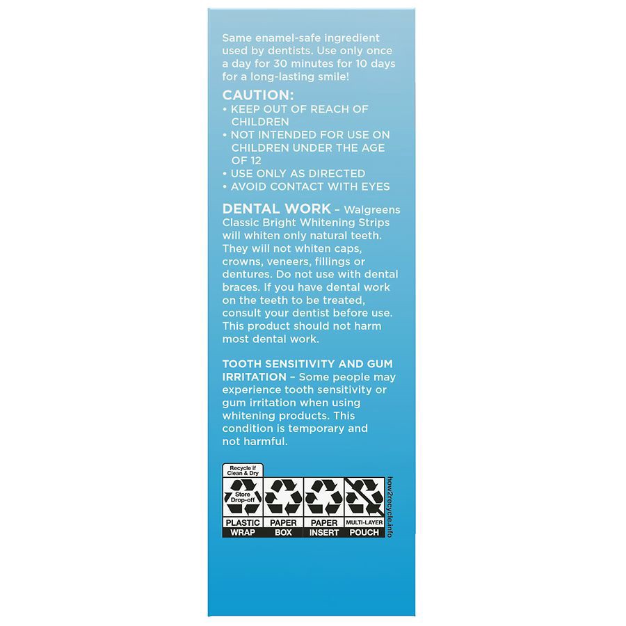 slide 4 of 5, Walgreens Ultra Whitening Strips, Enamel Safe, EasyFit, Slip-Free Dry Touch, 20 ct