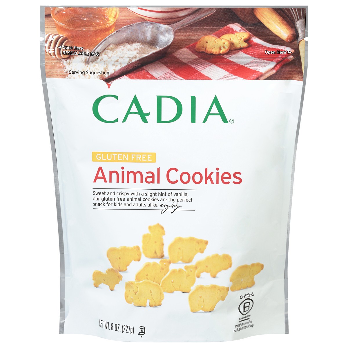 slide 12 of 13, Cadia Gluten Free Animal Cookies 8 oz, 8 oz