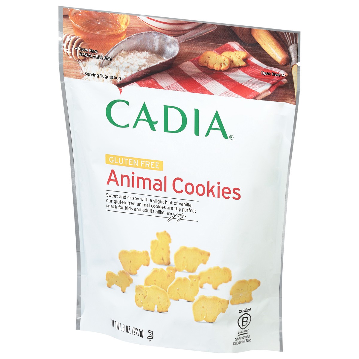 slide 5 of 13, Cadia Gluten Free Animal Cookies 8 oz, 8 oz