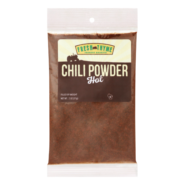 slide 1 of 1, Fresh Thyme Chili Powder Hot, 2 oz