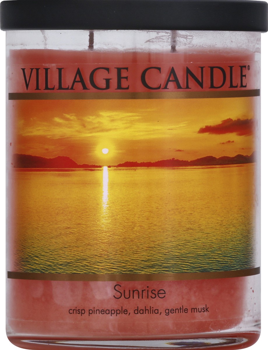 slide 4 of 6, Village Candle Sunrise Candle Decor Jar, 14 oz