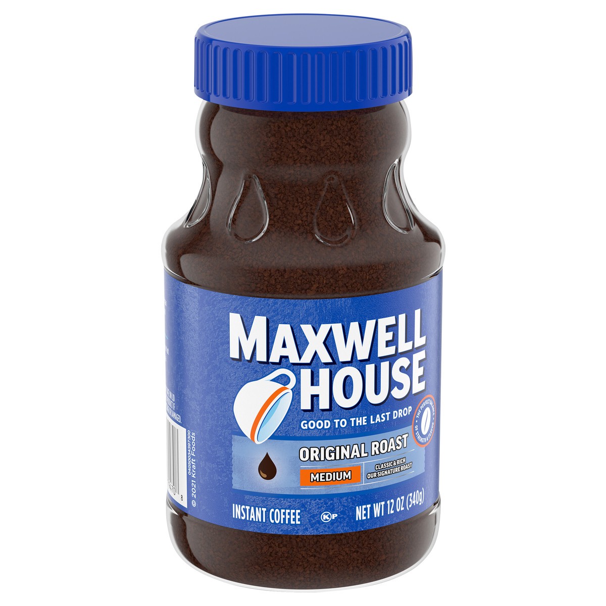 slide 4 of 9, Maxwell House Original Roast Instant Coffee, 12 oz