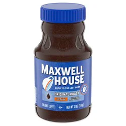 Maxwell House The Original Roast Instant Coffee, 12 oz Jar