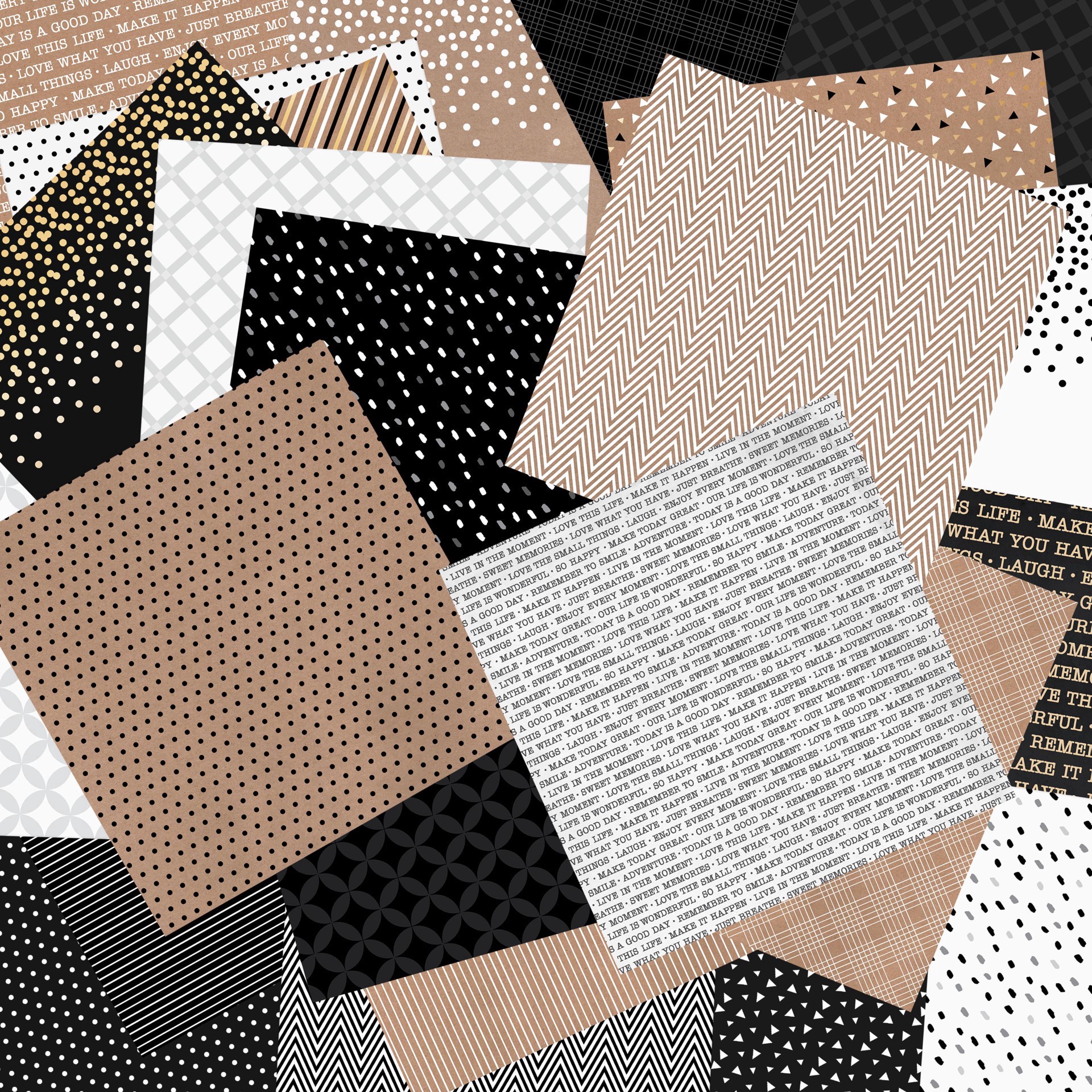 slide 3 of 3, 6" X 6" All Occasion Basics Paper Pad By Recollections, 48 Sheets, 6 in x 6 in