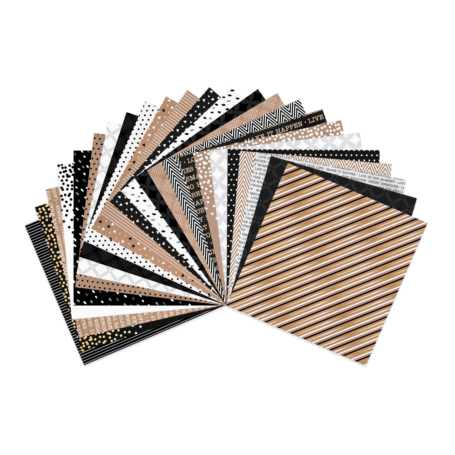 slide 2 of 3, 6" X 6" All Occasion Basics Paper Pad By Recollections, 48 Sheets, 6 in x 6 in