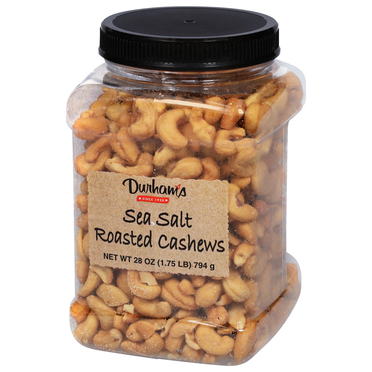 slide 5 of 9, Durham's Roasted Sea Salt Cashews 28 oz, 28 oz