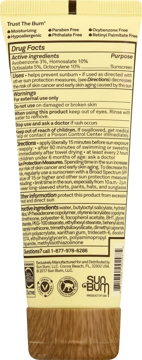 slide 2 of 11, Sun Bum Sunscreen Face Lotion - SPF 50 - 3 fl oz, 3 fl oz