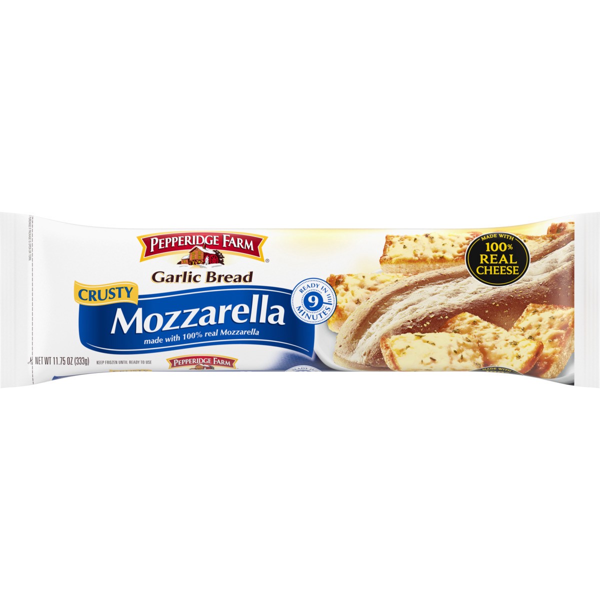 slide 1 of 5, Pepperidge Farm Frozen Mozzarella Garlic Bread, 11.75 oz. Bag, 11.750 oz