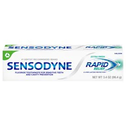 Sensodyne Rapid Relief Sensitive Toothpaste - 3.4 Oz