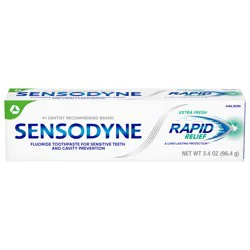 Sensodyne Rapid Relief Sensitive Toothpaste - 3.4 Oz