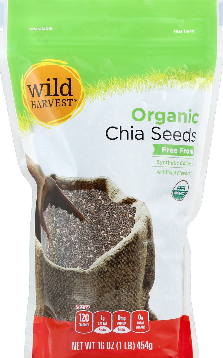 slide 5 of 7, Wild Harvest Chia Seeds 16 oz, 16 oz