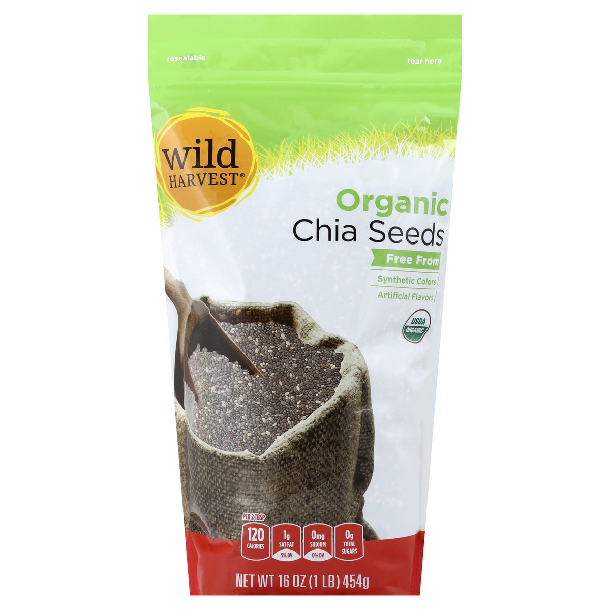 slide 7 of 7, Wild Harvest Chia Seeds 16 oz, 16 oz