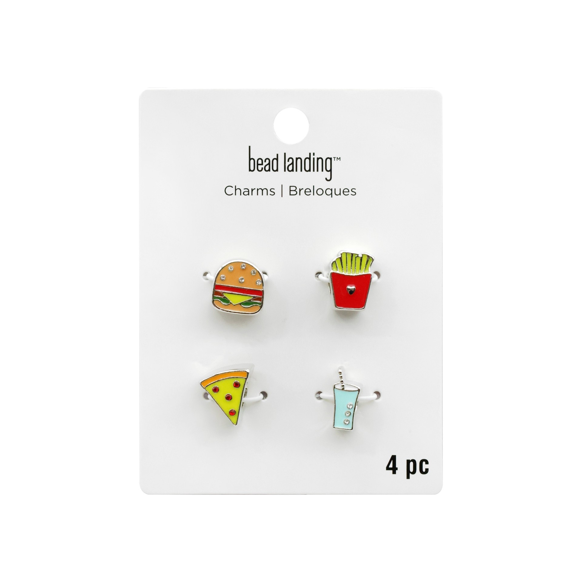 slide 4 of 4, Fast Food Slide-On Charm Set By Bead Landing, 1 ct