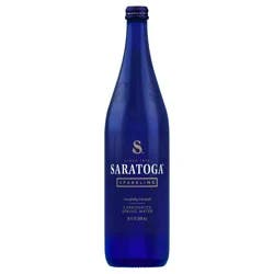 Saratoga Sparkling Spring Water, Glass Water Bottle- 28 fl oz