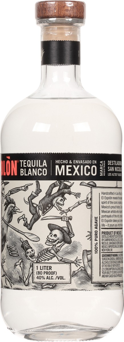 slide 8 of 9, Espolon Tequila Blanco, 1L, 1 liter