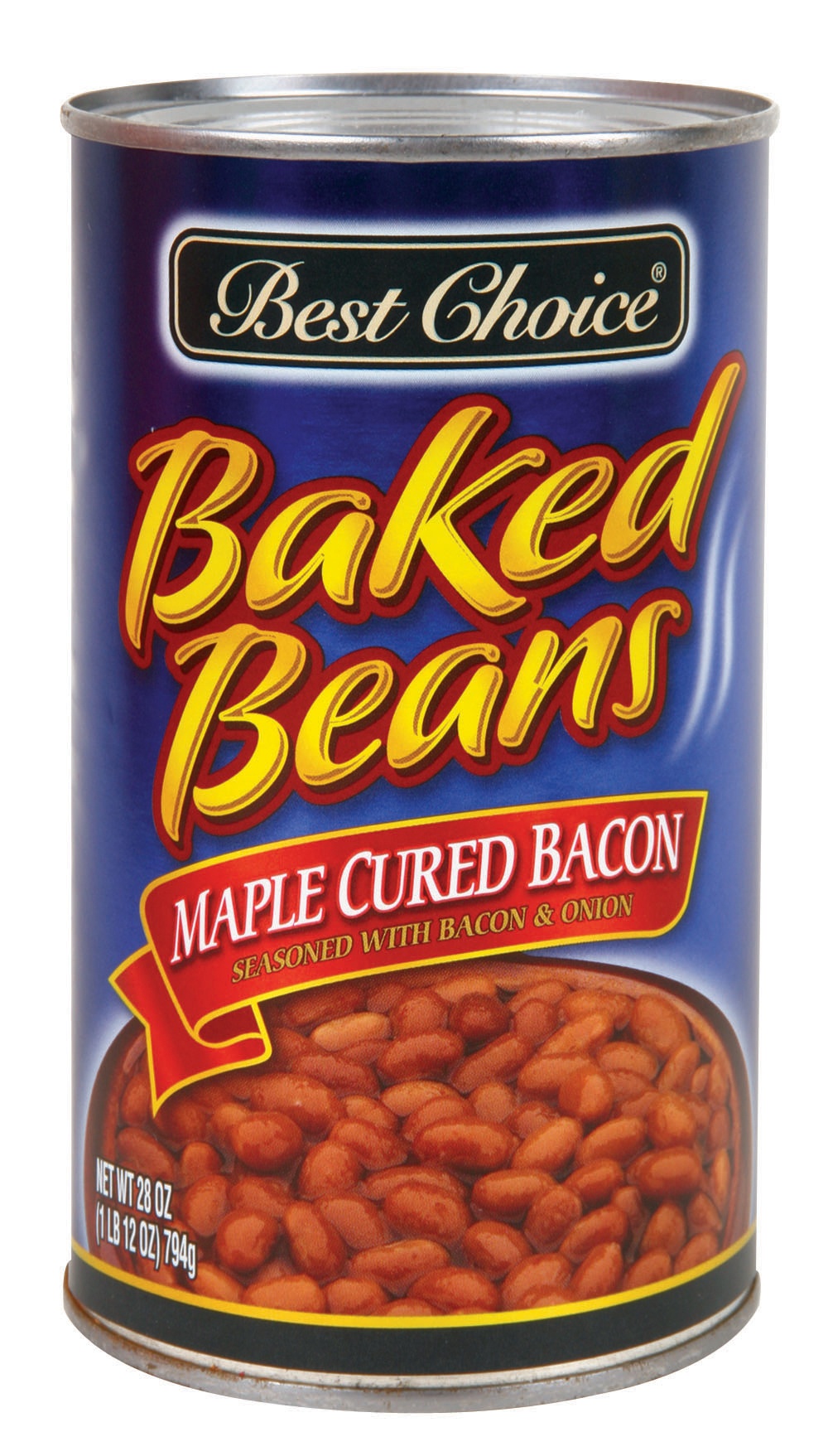 slide 1 of 1, Best Choice Maple Cured Bacon Baked Beans, 28 oz