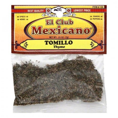 slide 1 of 1, El Club Mexicano Tomillo Thyme, 0.25 oz