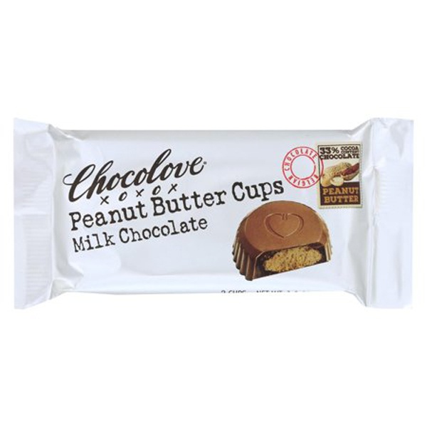 slide 1 of 1, Chocolove Milk Chocolate Peanut Butter Cup, 0.5 oz