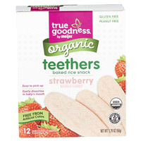 slide 10 of 29, True Goodness Organic Teethers Strawberry, 1.76 oz