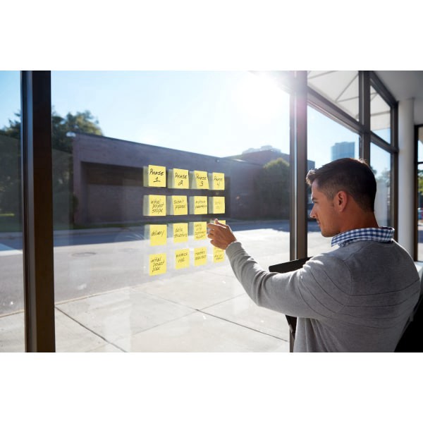 slide 5 of 7, Post-it Notes Su Sticky 3 x 3 Su Sticky Notes- Canary Yellow (12 Pads pk), 1 ct