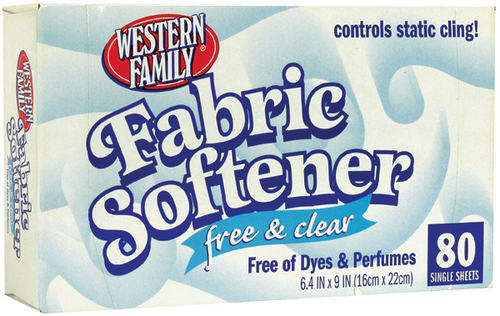 slide 1 of 1, Western Family Fabric Soft Sht Linen Scent, 120 ct