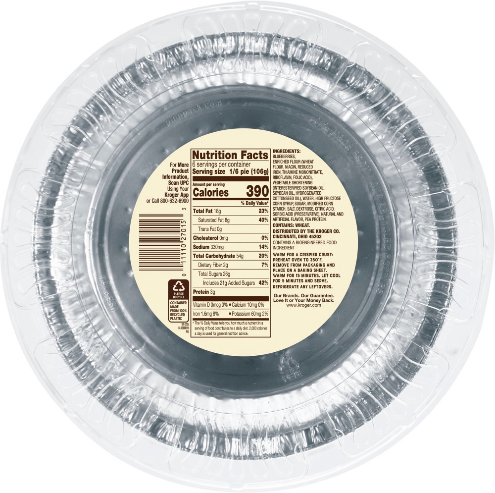 slide 2 of 2, Bakery Fresh Goodness Blueberry Pie, 8 in