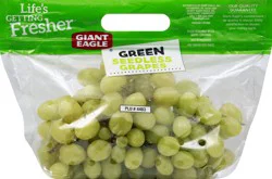 Produce Green Seedless Grapes 1 ea