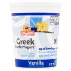 slide 1 of 1, ShopRite Vanilla Greek Yogurt, 32 oz