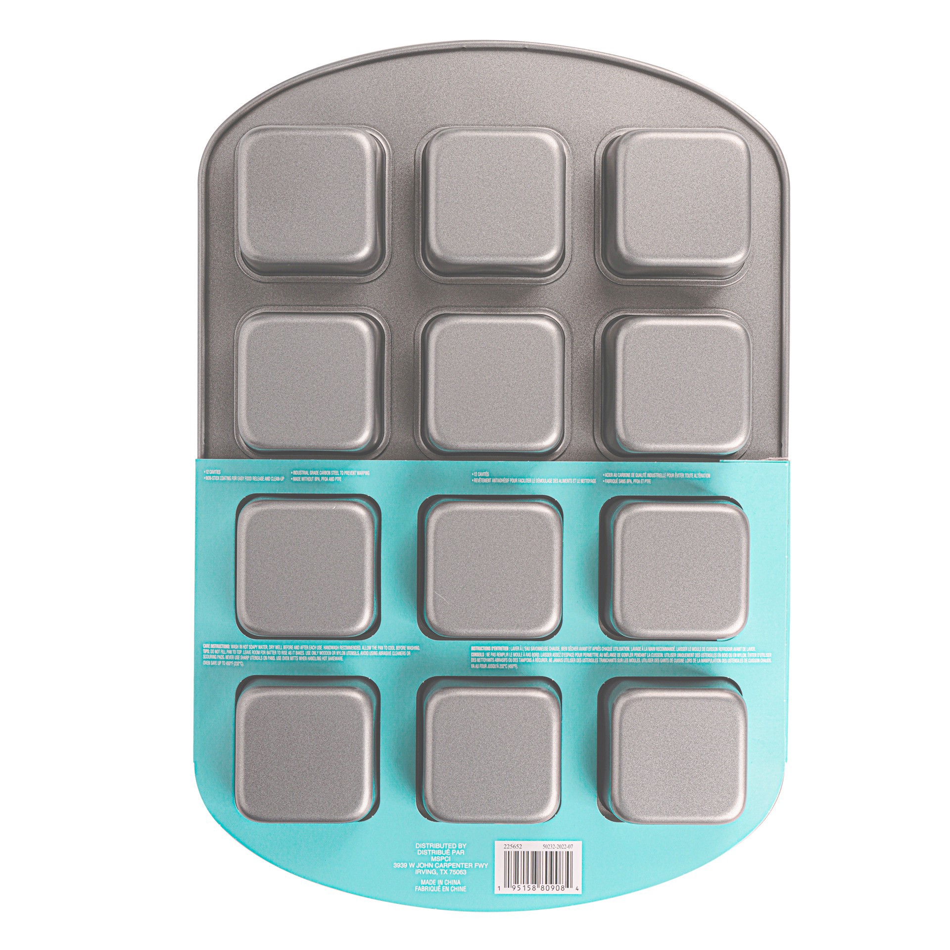 slide 5 of 7, Non-Stick Mini Brownie Pan By Celebrate It, 10.6 in x 15.7 in x 1.55 in