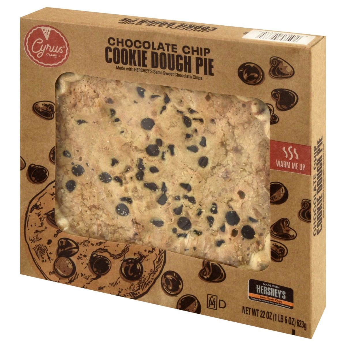 slide 2 of 4, Cyrus Oleary 8inch Chocolate Chip Cookie Dough Pie 22 oz, 22 oz