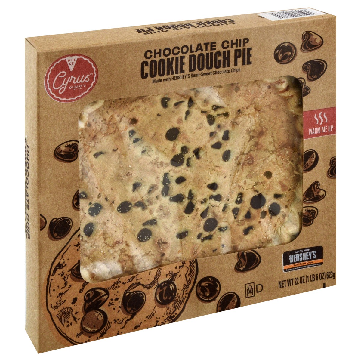 slide 3 of 4, Cyrus Oleary 8inch Chocolate Chip Cookie Dough Pie 22 oz, 22 oz