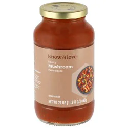 know & love Mushroom Pasta Sauce 24 Ounces