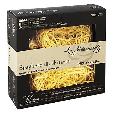 slide 1 of 1, Filotea Spaghetti Chitarra Artisan Egg Pasta, 8.8 oz