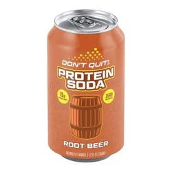 Don't Quit! Root Beer Protein Soda 12 oz