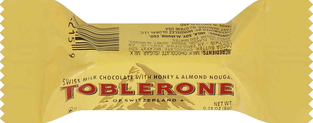 slide 4 of 7, Toblerone Milk Chocolate 0.28 oz, 0.28 oz