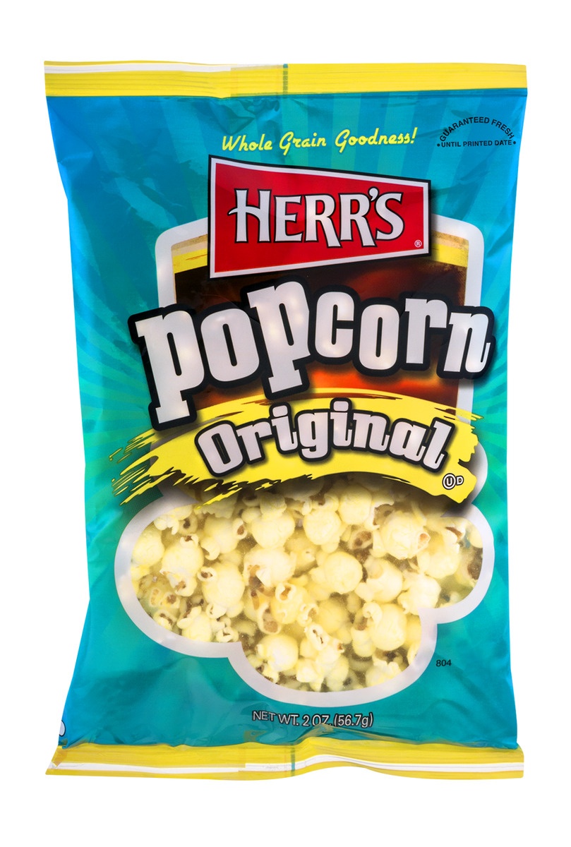 slide 1 of 1, Herr's Popcorn, Original, 3 oz