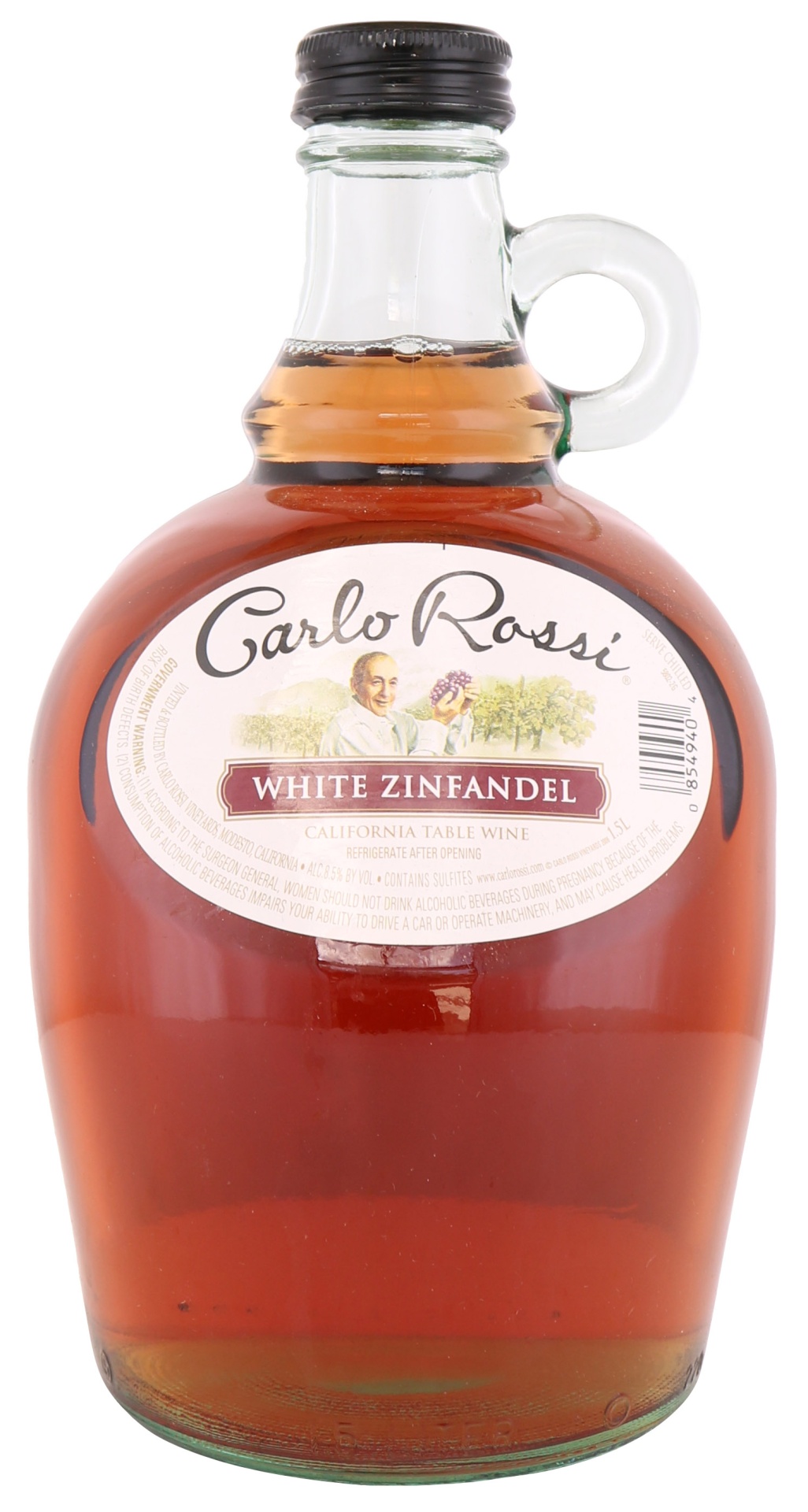 slide 1 of 1, Carlo Rossi White Zinfandel 1.5 lt, 1.5 liter