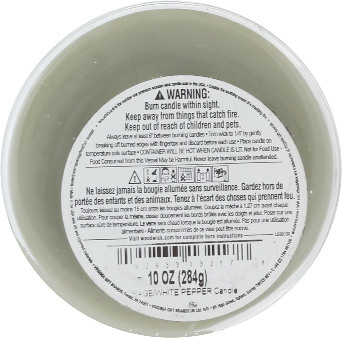 slide 9 of 12, Nature's Wick Woodwick Nature's Wick Sage & White Pepper Jar Candle, 1 ct