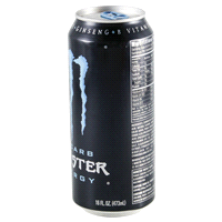 slide 2 of 13, Monster Lo-Carb Energy Drink 16 fl oz, 16 oz