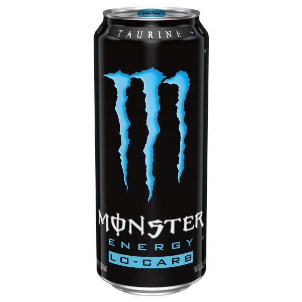 slide 1 of 13, Monster Lo-Carb Energy Drink - 16 fl oz, 16 fl oz