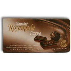 Schmerling's Rosemarie Parve Praline-Filled Bittersweet Swiss Chocolate