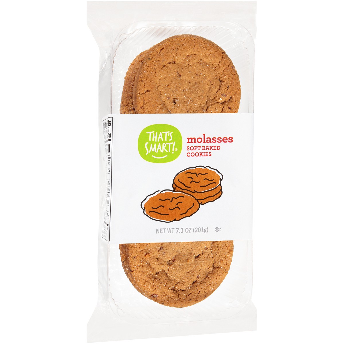 slide 9 of 13, That's Smart! Molasses Soft Baked Cookies, 7.1 oz