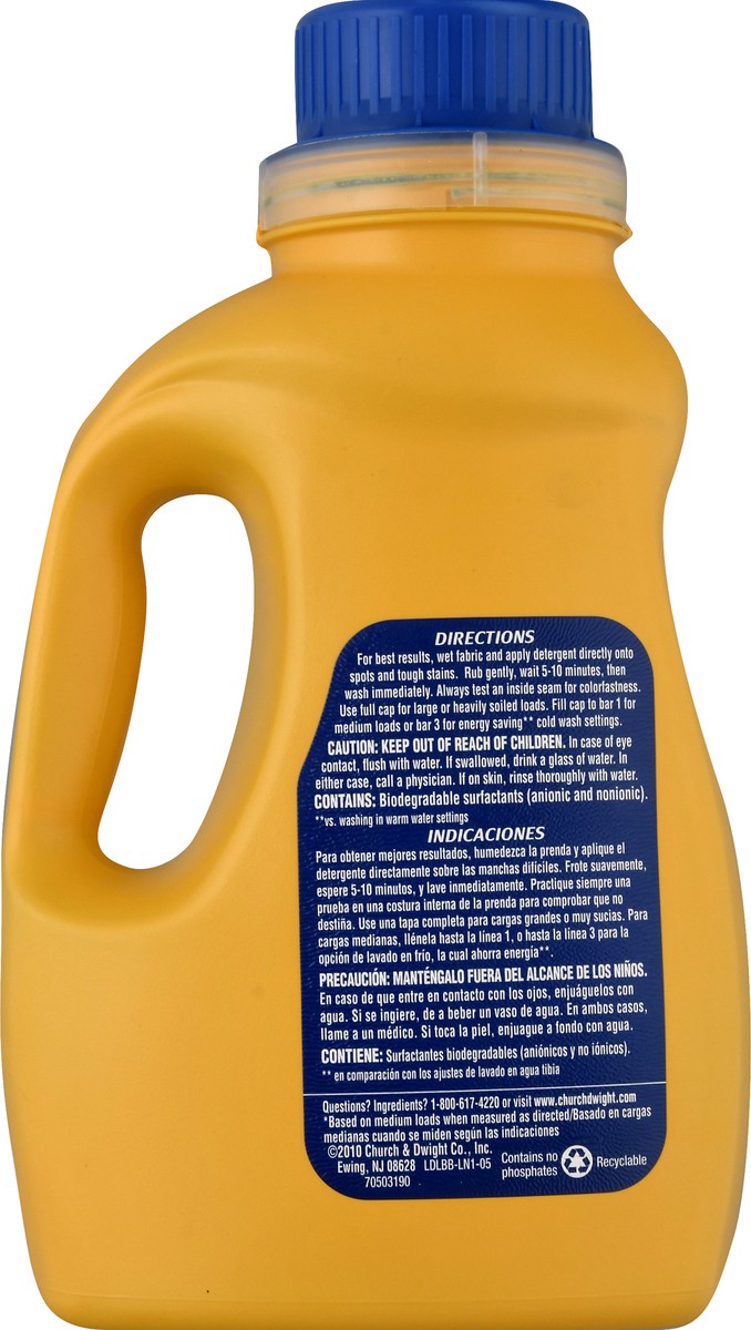 slide 3 of 9, Arm & Hammer Clean Burst, 32 Loads Liquid Laundry Detergent, 50 Fl oz, 50 fl oz