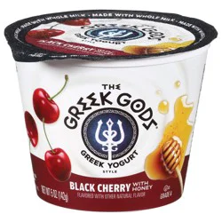 The Greek Gods Black Cherry Greek Yogurt 5 oz