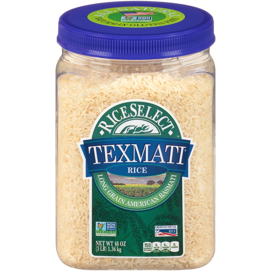 slide 1 of 9, RiceSelect Basmati Rice, 3 lb