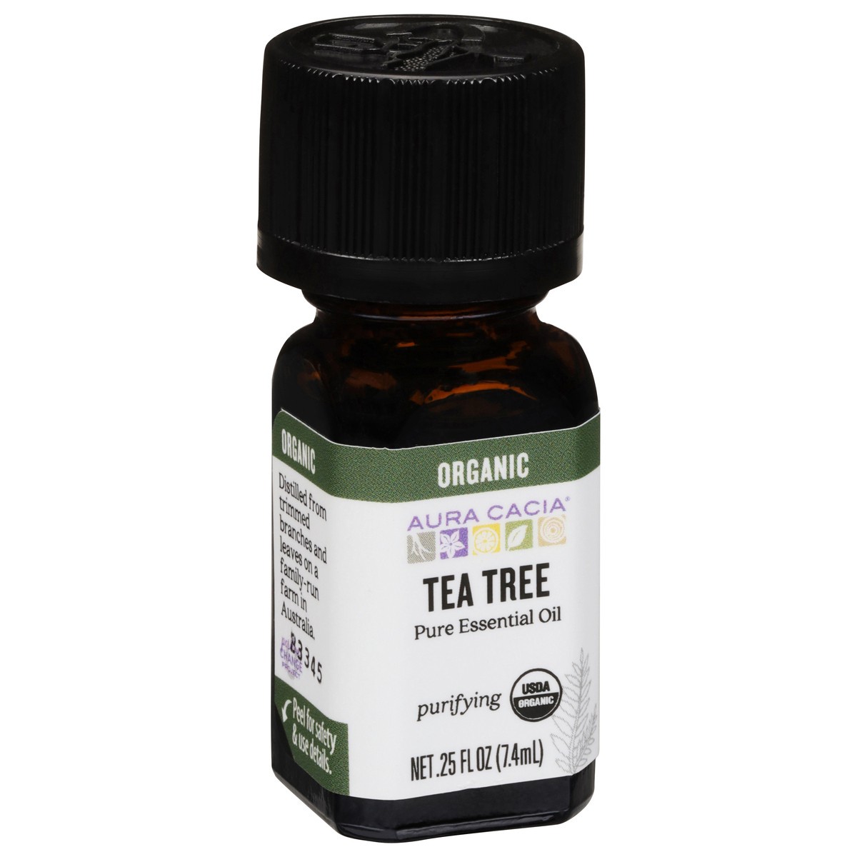 slide 2 of 9, Aura Cacia Tea Tree Essential Bath Oil, 0.25 oz